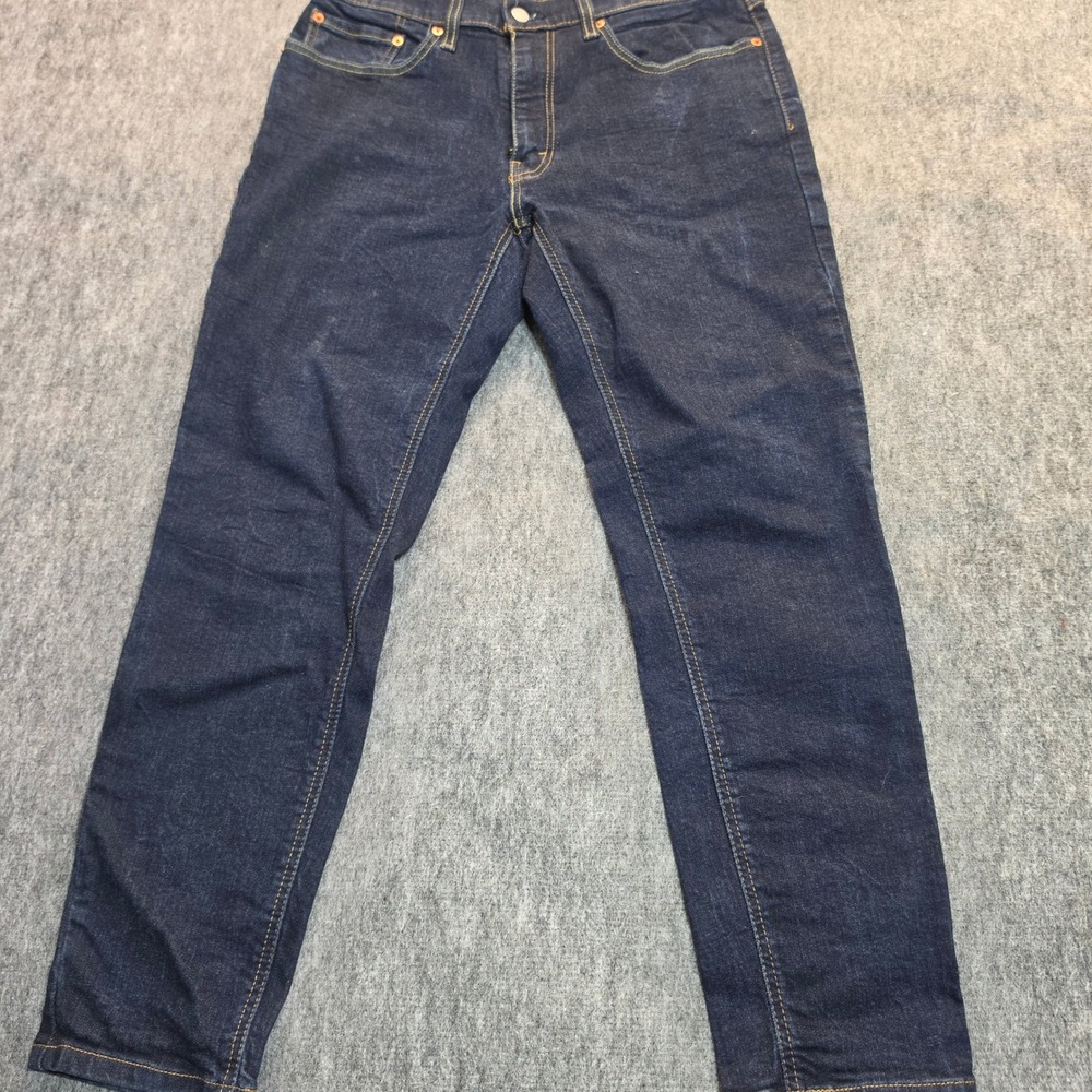 Levis 531 Athletic Slim Jeans Mens 33x27 Dark Indigo Blue Denim Pants